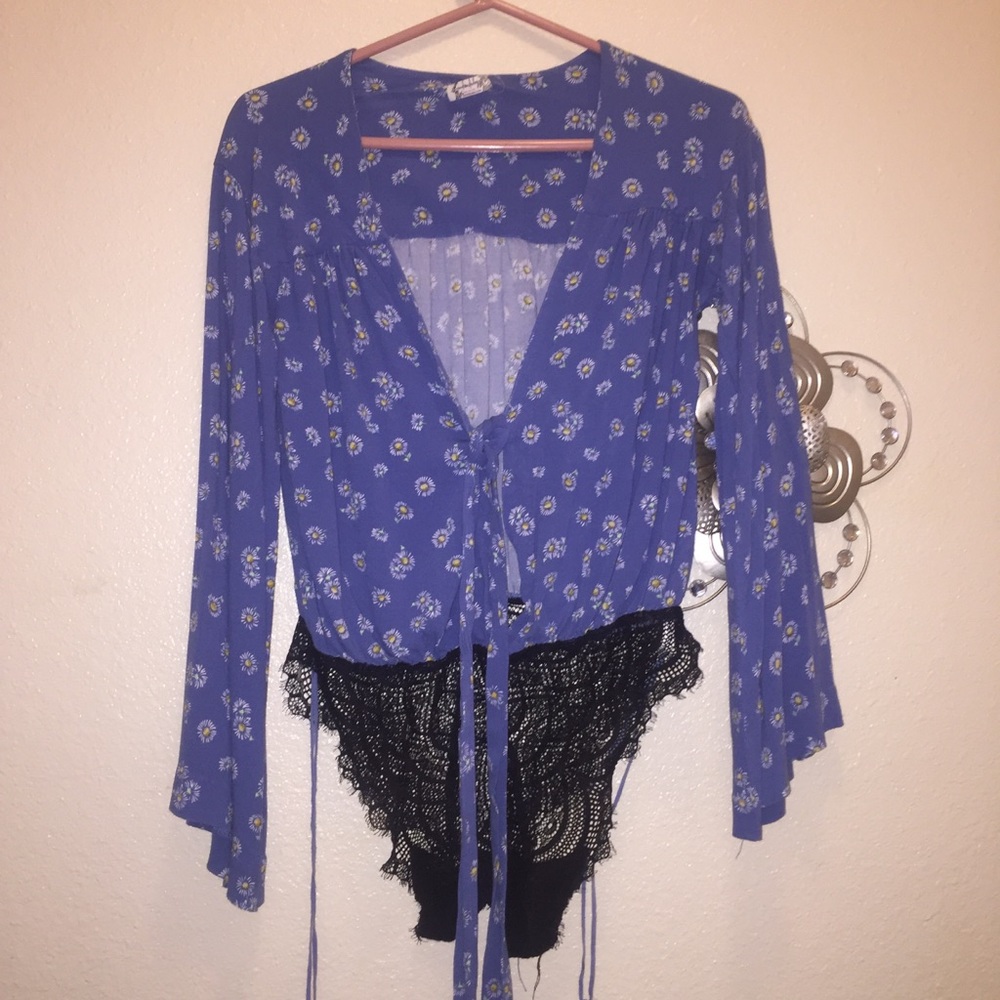 Blue Daisies Tunic
